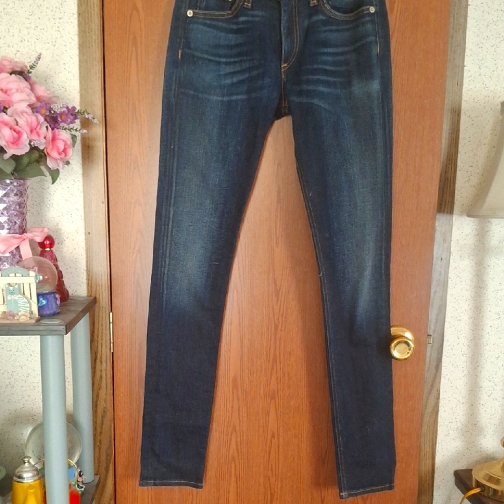 Ladies Dark Wash Rag & Bone Skinny Jeans